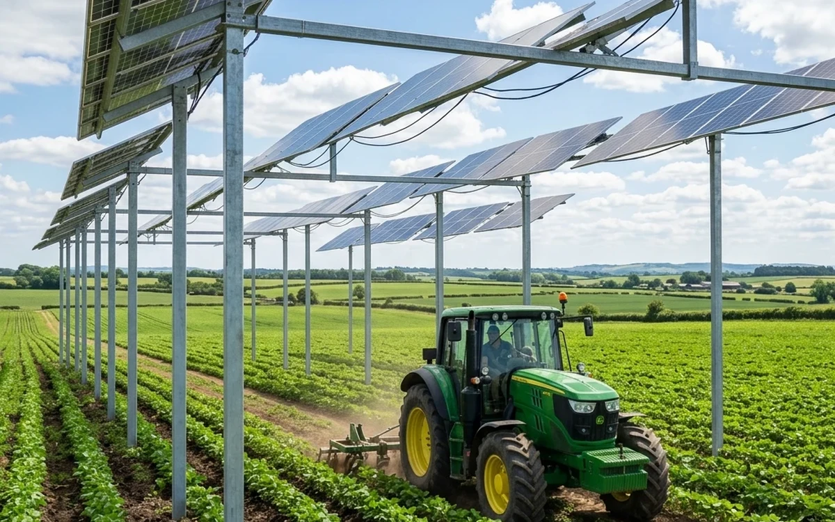 Agri-Photovoltaik: Solarenergie & Landwirtschaft auf derselben Fläche nutzen
