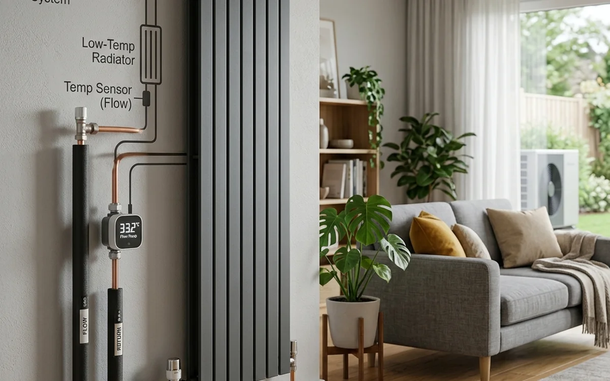 Wärmepumpe: Welche Vorlauftemperatur brauche ich — und wann reichen Heizkörper?