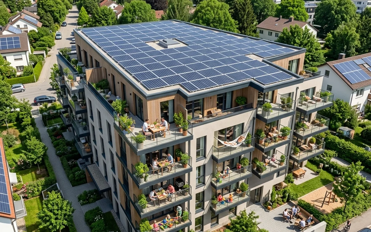 Gemeinschaftliche Energieversorgung: Wie mehrere Haushalte von einer PV-Anlage profitieren